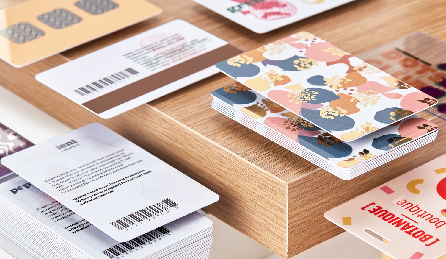 plastic gift cards printing